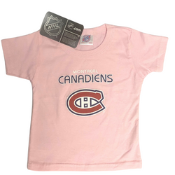 Montreal Canadians Pink Baby Tshirt