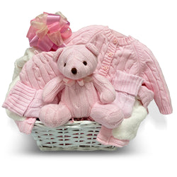 Pretty in Pink Baby Girl Gift Basket